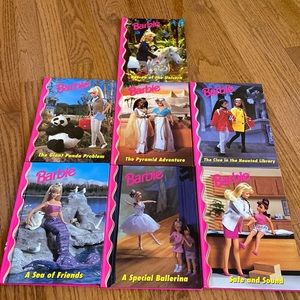 Set of 7 BARBIE Chapter Books